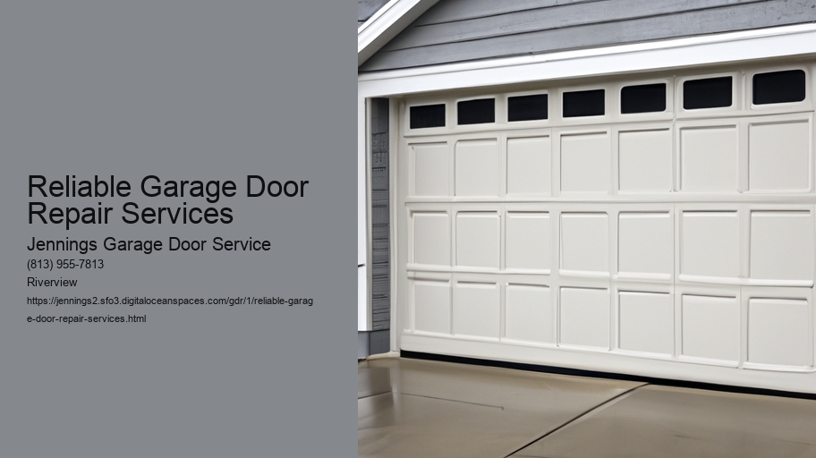 Reliable Garage Door Repair Services